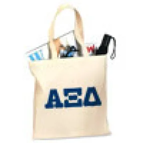 Alpha Xi Delta Budget Tote, Printed Letters - 825 - CAD