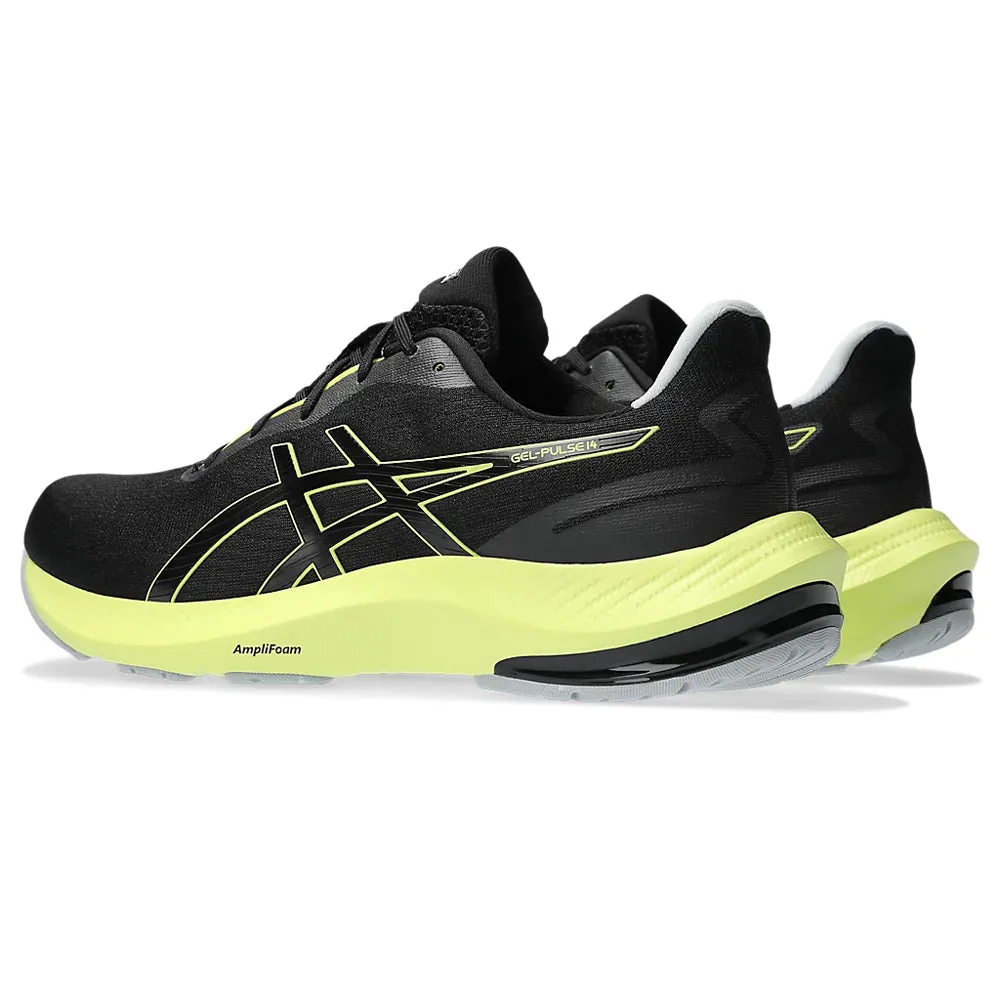 ASICS GEL-PULSE 14 (M) - BLACK/GLOW YELLOW RUNNING SHOES