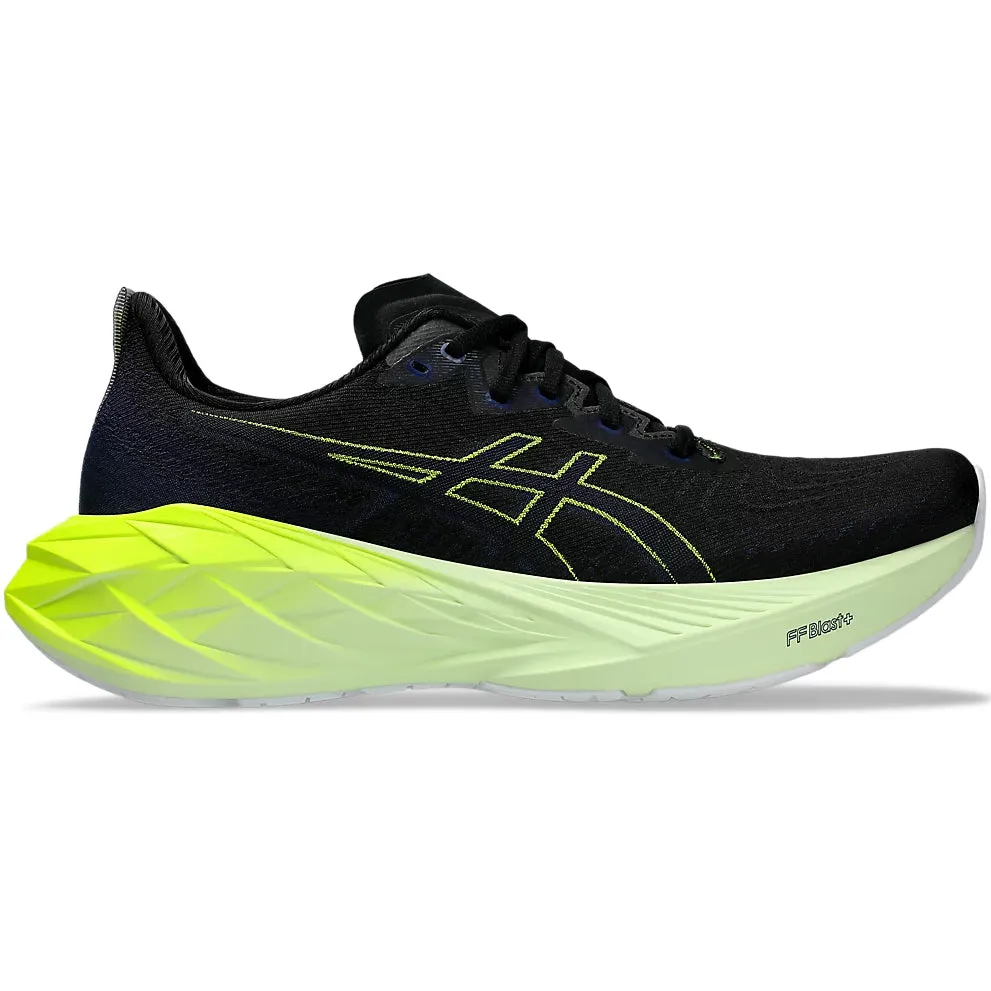 Asics Men's Novablast 4 Running Shoes Black / Blue Expanse