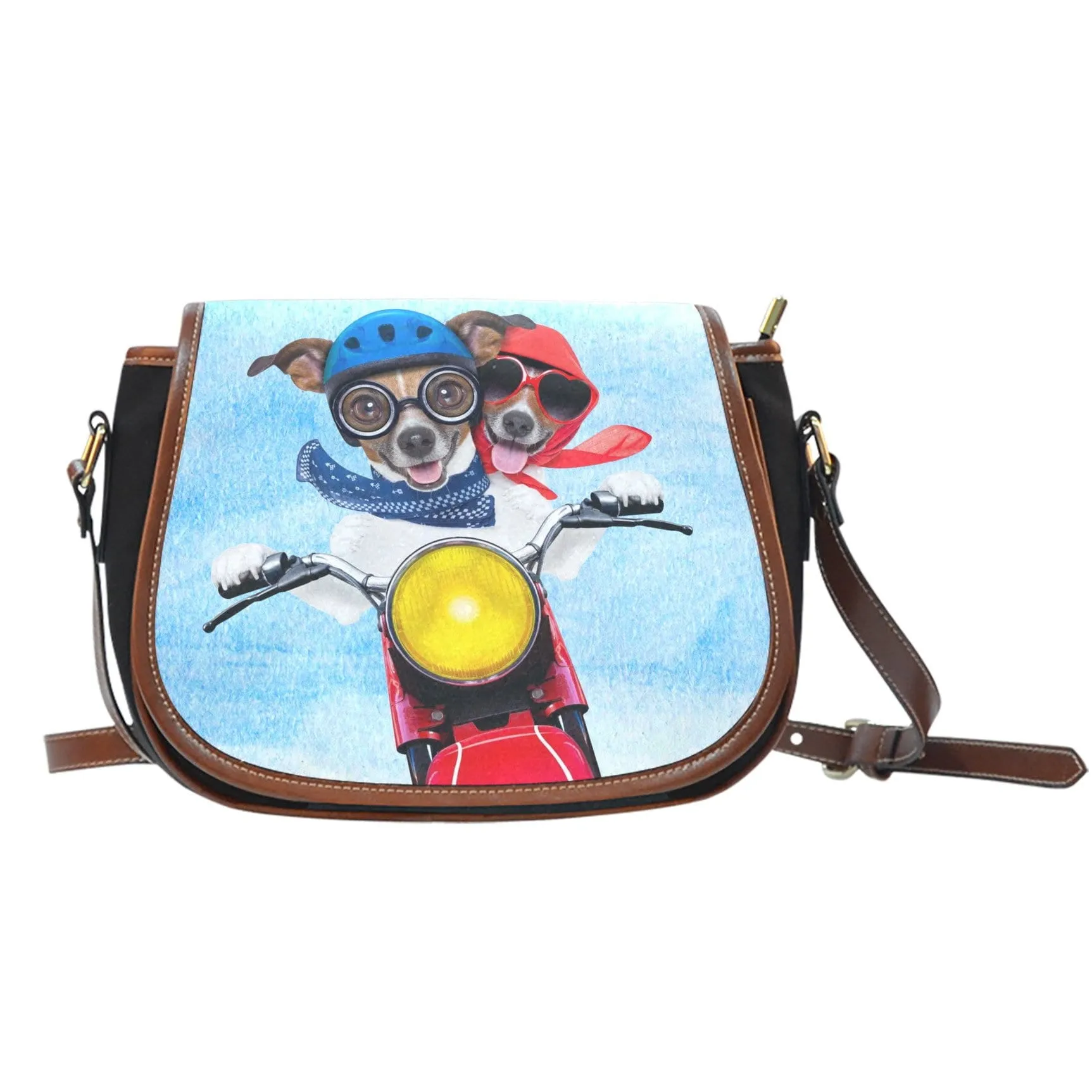 Biker Dogs Shoulder Saddle Bag