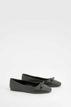 Bow Detail Ballet Flats