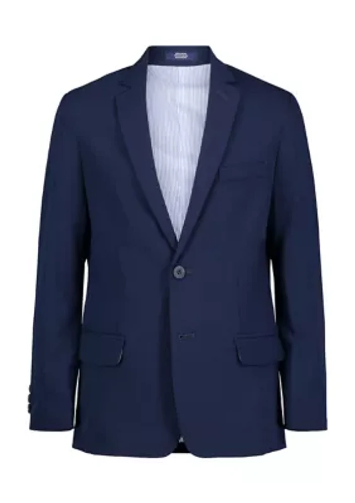 Boys 8-20 Bi Stretch Twill Suit Jacket