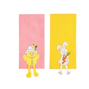 Dangling Leg Easter Towels