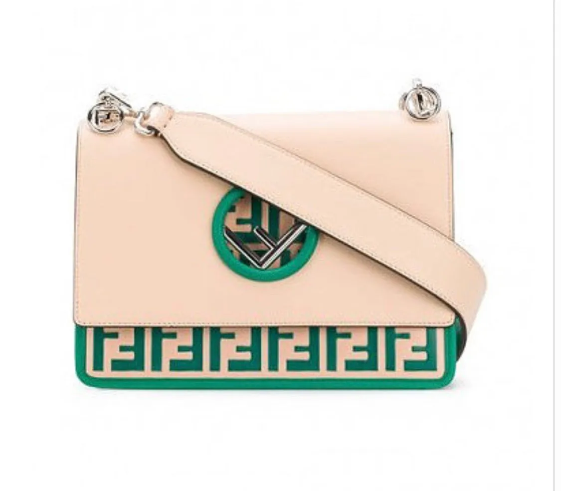 Fendi FF Logo Bottom Shoulder Bag