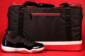 Flight Pack Sneaker Duffle Bag To Match Bred 11s | Sneaker Duffel Travel Bag