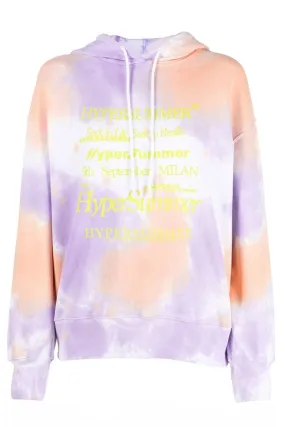 Hypersummer Graphic-Print Tie-Dye Hoodie