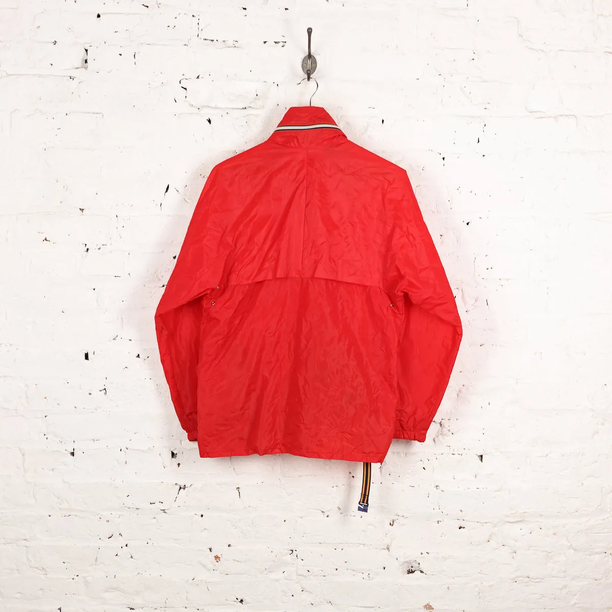 K Way Pac a Mac Cagoule Rain Jacket - Red - S