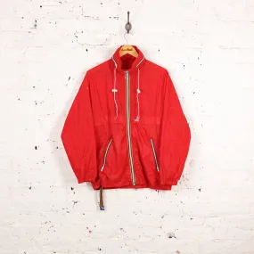 K Way Pac a Mac Cagoule Rain Jacket - Red - S