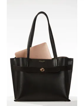 Luella Grey Oriana Black Laptop Tote | Simply Be