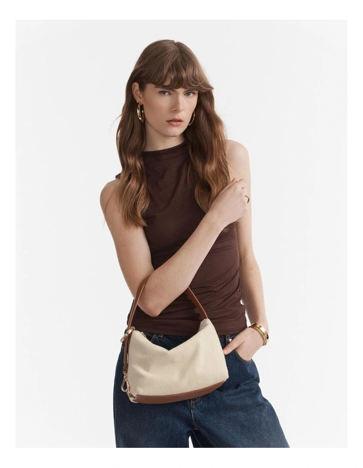 Melrose Shoulder Bag in Sandstone