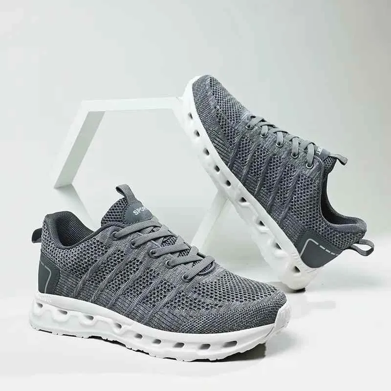 Men's Breathable Running Sneakers: HU930 Casual Shoes