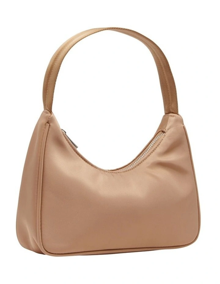 Mini Shoulder Bag in Tan