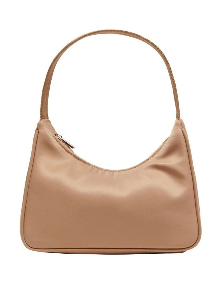 Mini Shoulder Bag in Tan