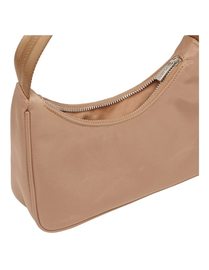 Mini Shoulder Bag in Tan