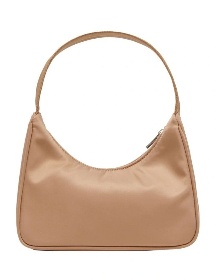 Mini Shoulder Bag in Tan