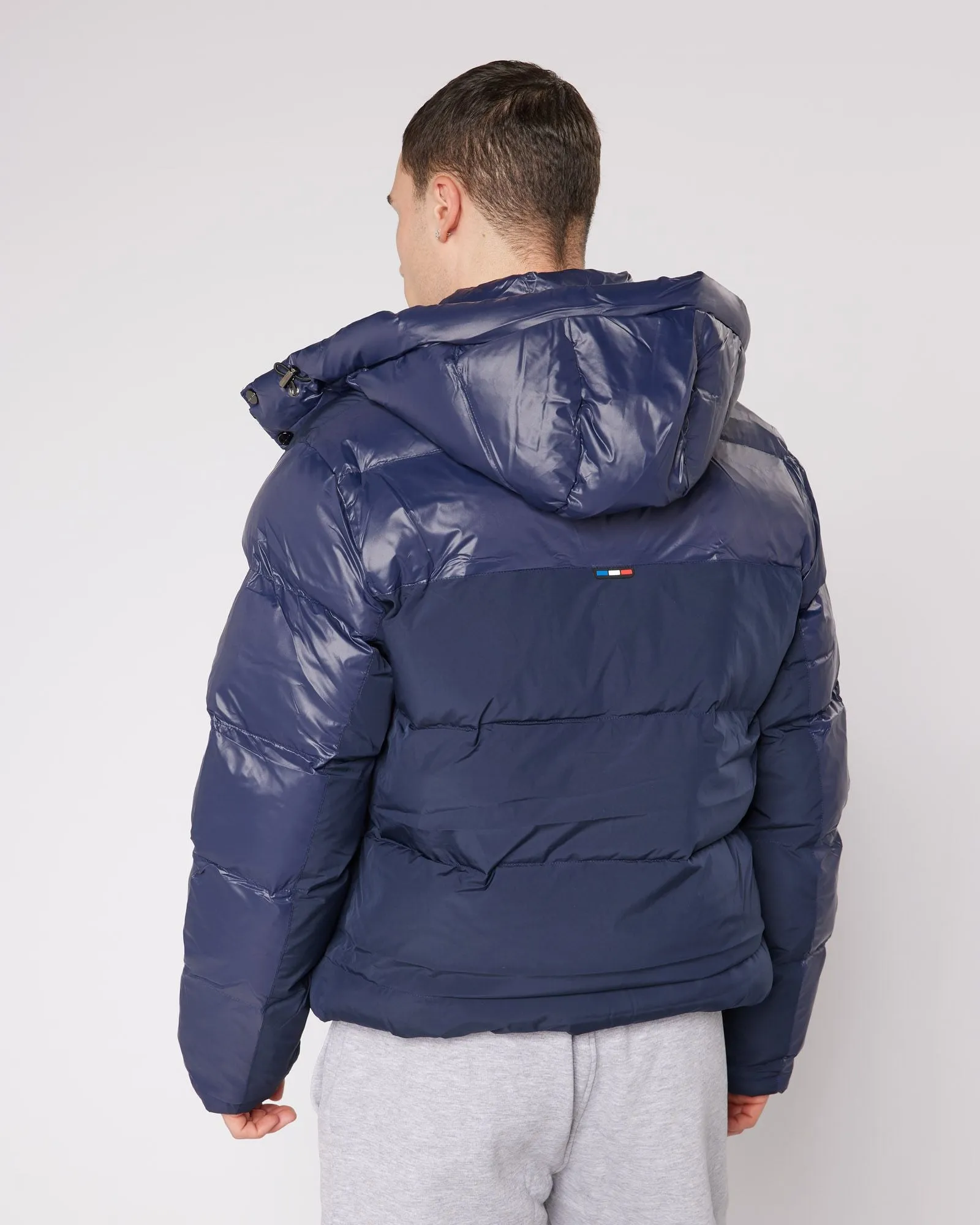 Navy OG badge Panelled Jacket