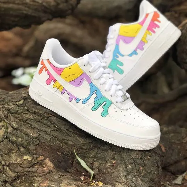 Nike air force 1 custom drips