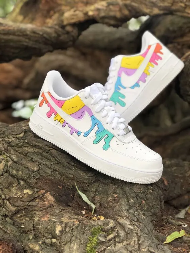 Nike air force 1 custom drips