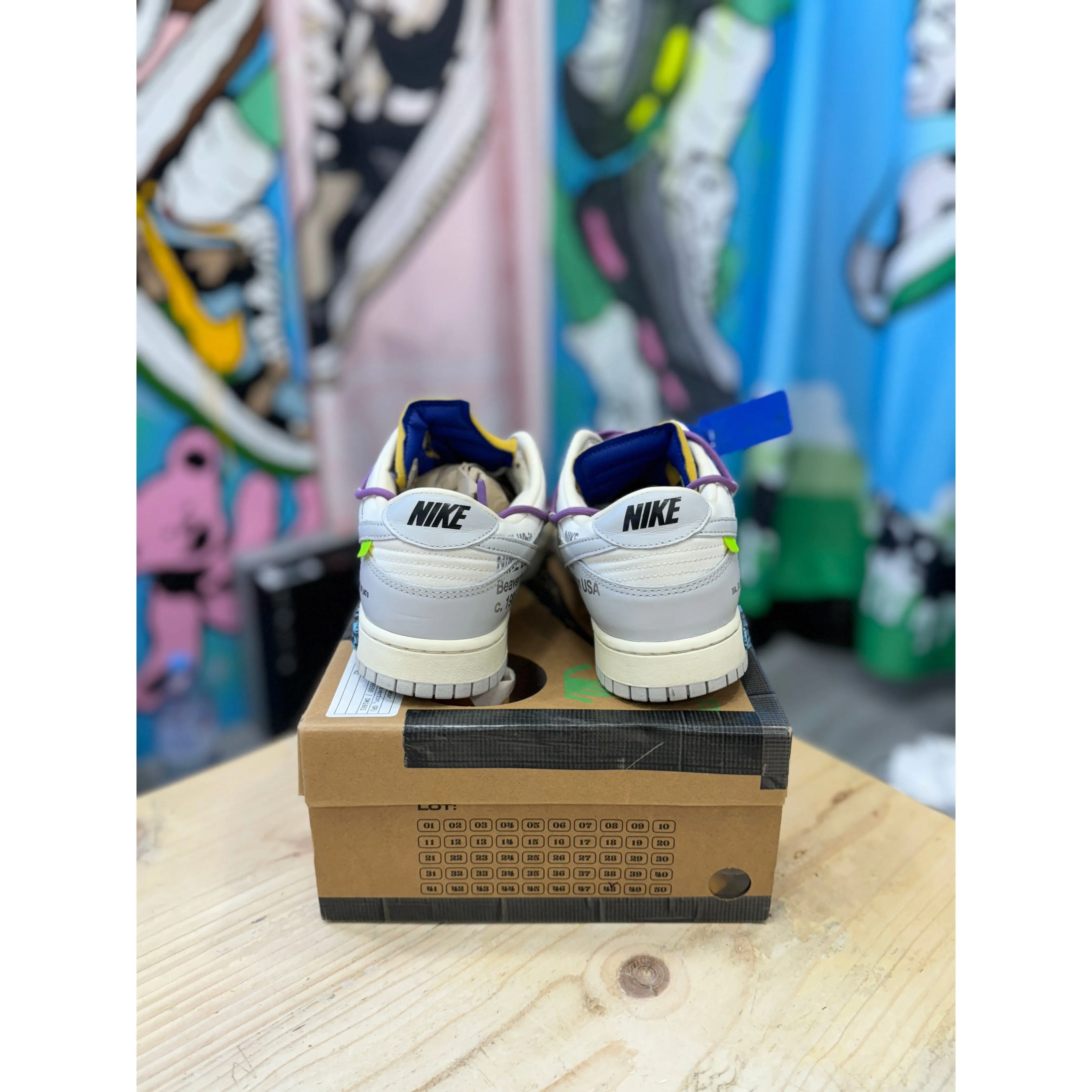 Nike Dunk Low Off White Lot 48 UK 9