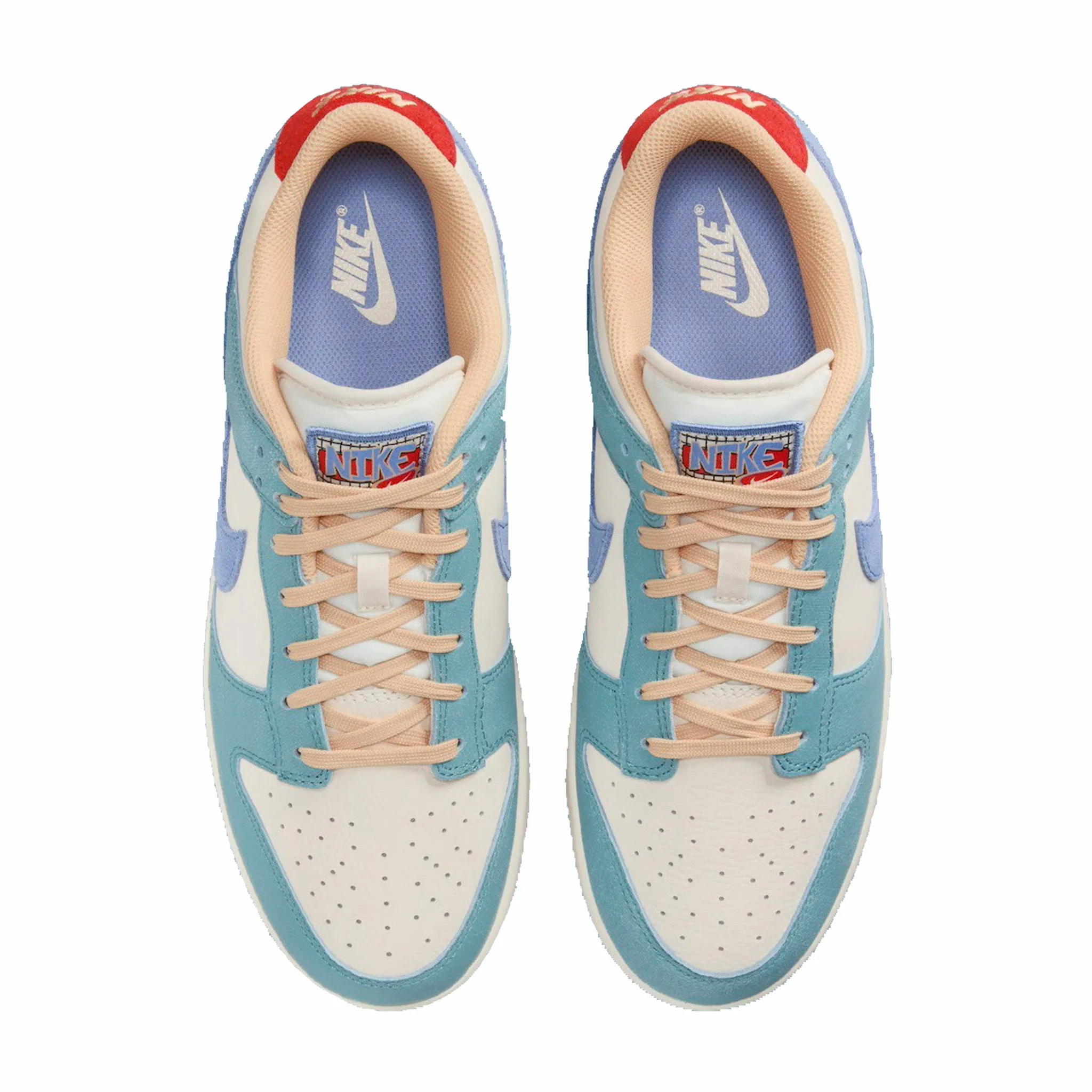 Nike Men's Dunk Low PRM Denim Turquoise (Pale Ivory/Royal Pulse)