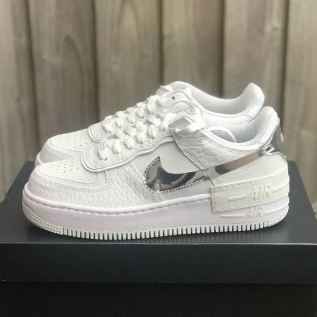 Nike WMNS Air Force 1 Shadow White Chrome