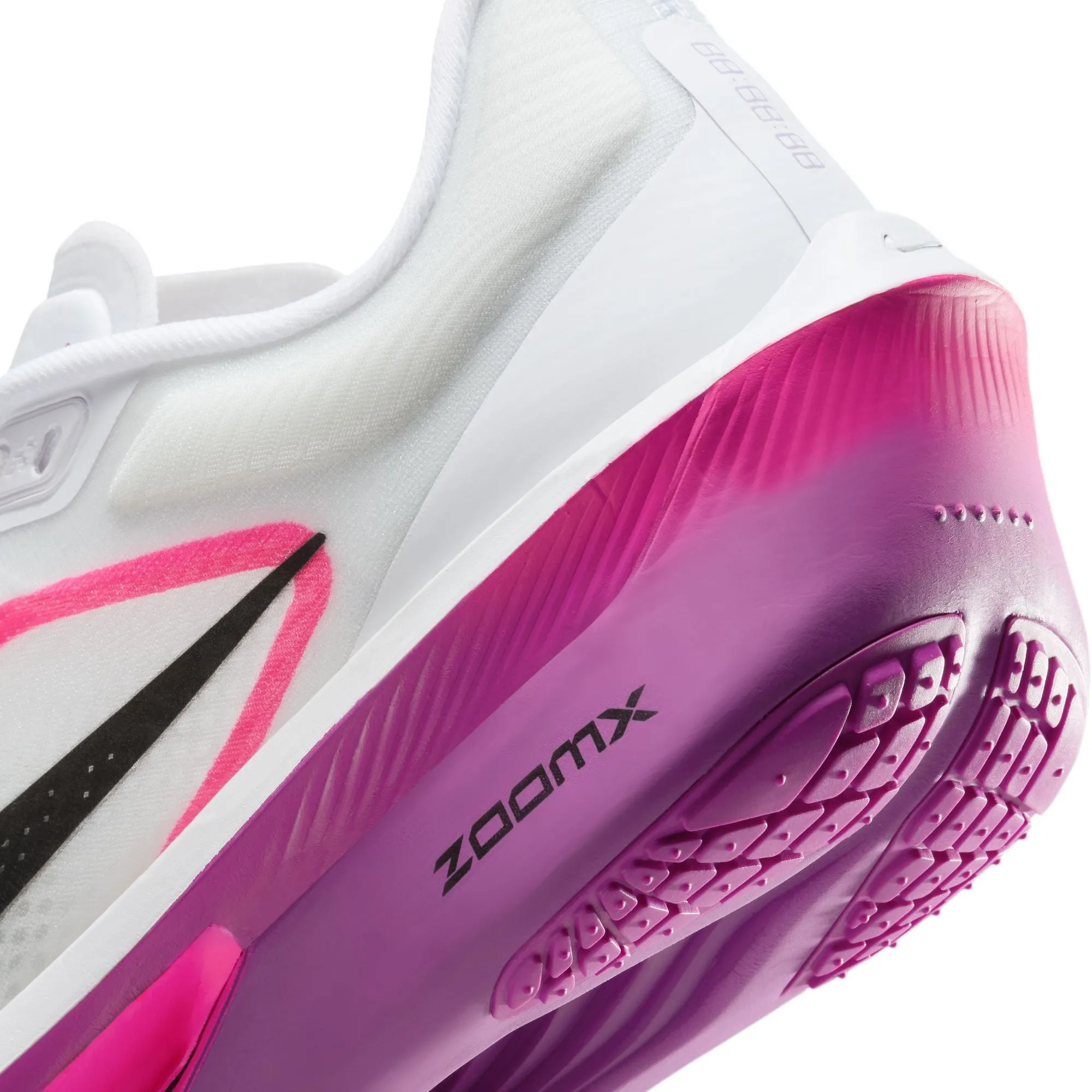 Nike Women's Zoom Fly 6 Running Shoes White / Black / Vivid Grape / Hyper Pink