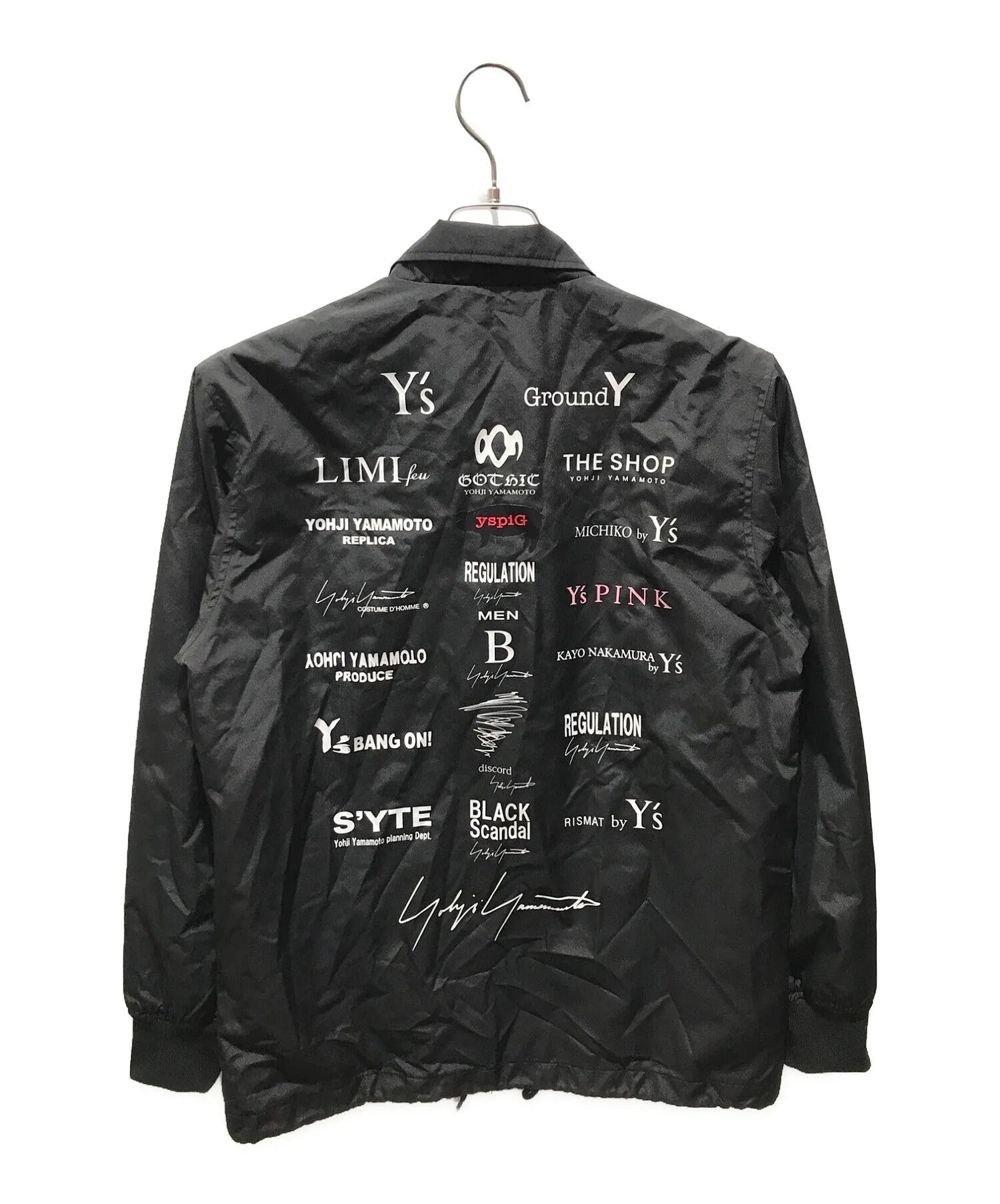 [Pre-owned] YOHJI YAMAMOTO Corporate Logo Nylon Coach Jacket YL-Y01-930 00th Anniversary YL-Y01-930