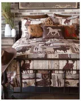 Product Name:  Carstens Home Wrangler Vintage Cowboy Twin Quilt Set - 3-Piece