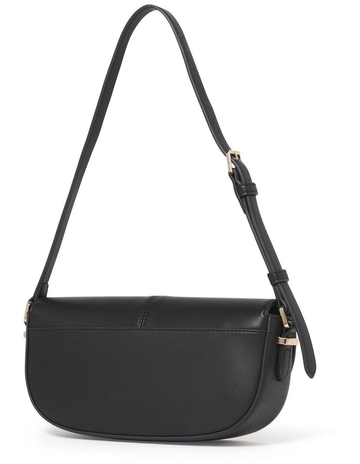 Signature Cindy Shoulder Bag in Black