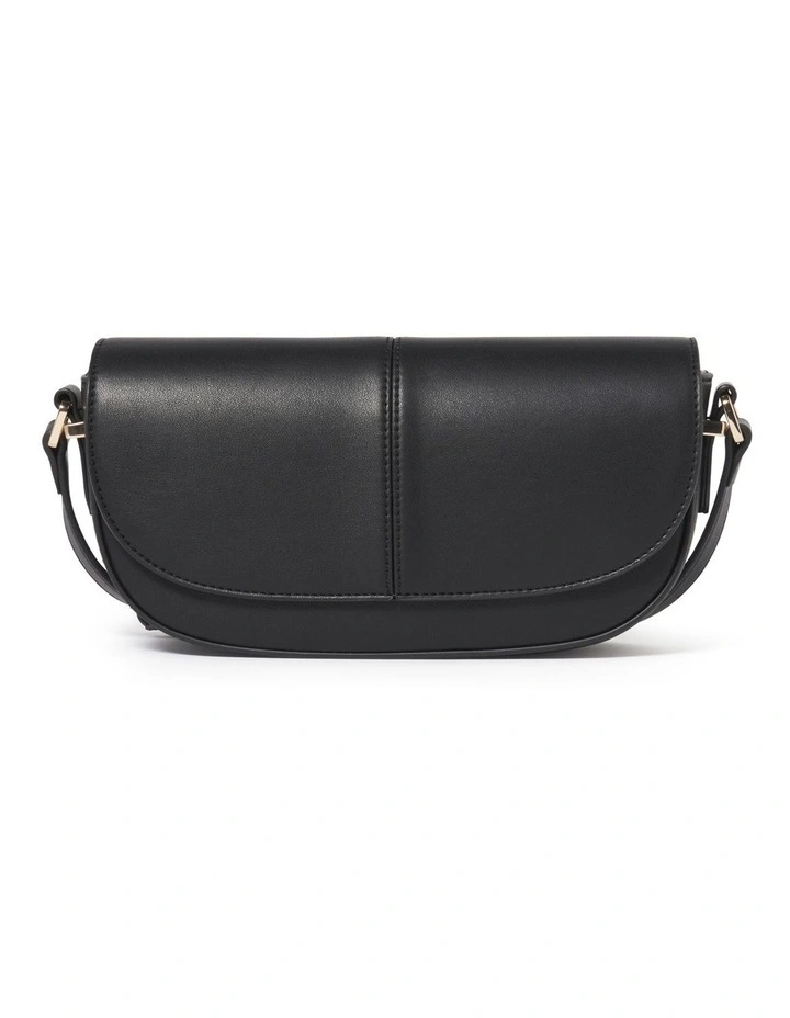 Signature Cindy Shoulder Bag in Black