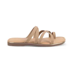 The Mace Beige Women's Casual Flats Tresmode